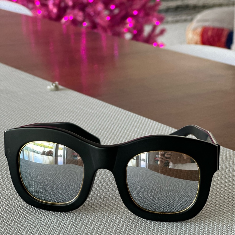 ILLESTEVA Hamilton black matte sunglasses with silver mirror lenses - Picture 3 of 8